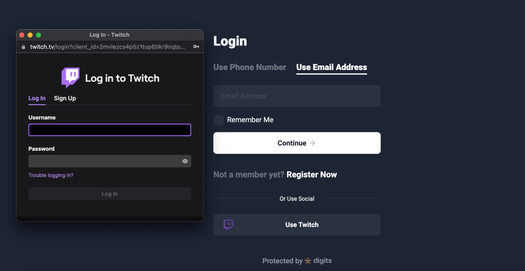 How to setup Twitch Social Login using Digits Plugin for WordPress